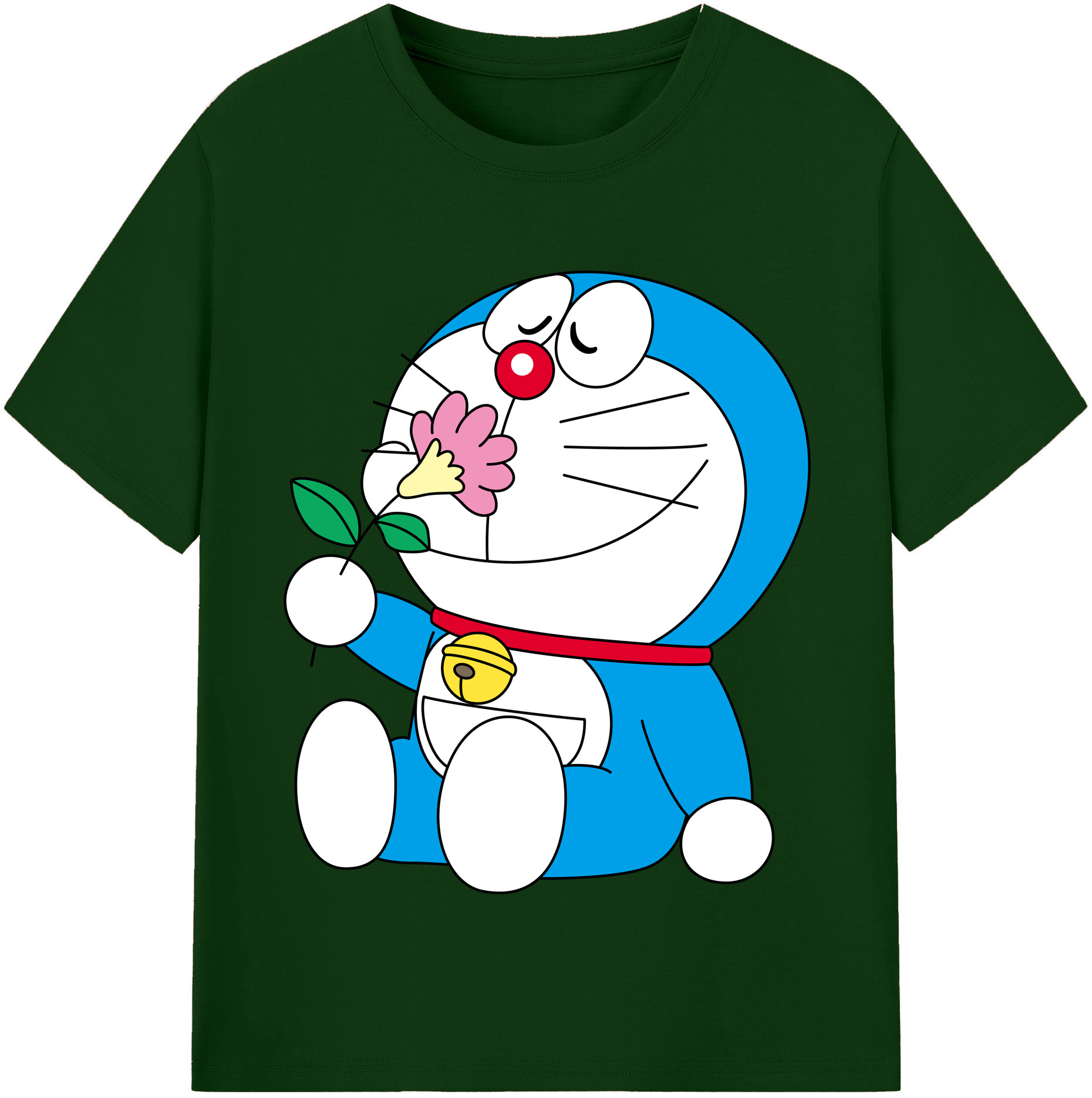 （画像用） ドラえもん Doraemon 綿100％半袖Tシャツ（フロントプリント）